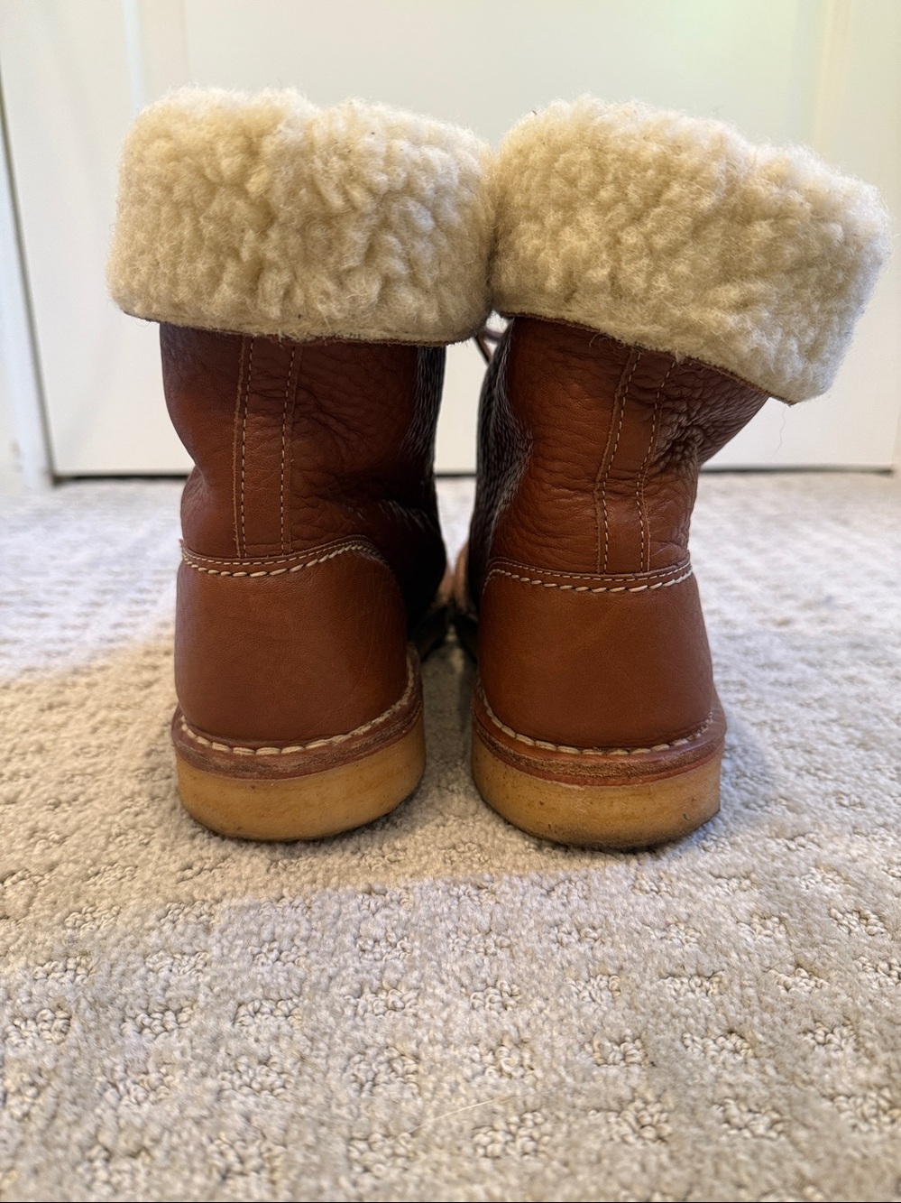 Duckfeet Arhus Wool-lined Boot in Nut Size 41 includes care kit - Picture 5 of 8
